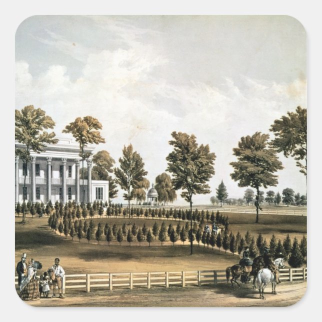 The Hermitage Square Sticker (Front)