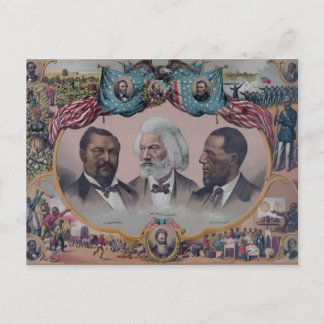 "The Heroes Of The Coloured Race" Postcard