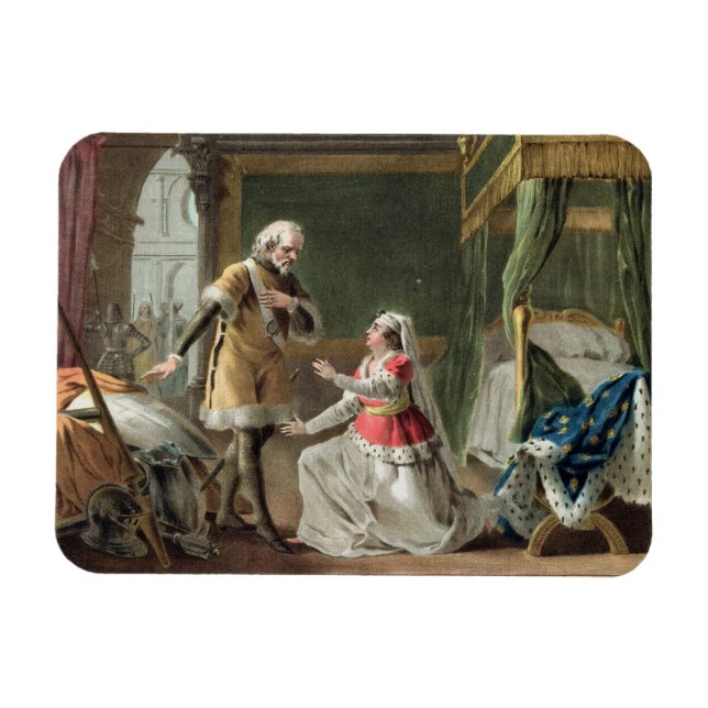 The Heroic Devotion of Marguerite of Provence (121 Magnet (Horizontal)