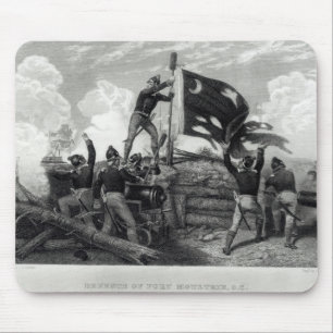 The Heroism of Sergeant William Jasper Mouse Pad