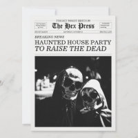 The Hex Press Newspaper Haunted House Party