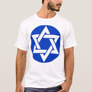 The Hexagram (white on blue) T-Shirt