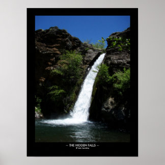 The Hidden Falls with Title Border Poster