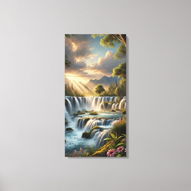 The Hidden Paradise – A Legendary Escape Canvas Print (Front)