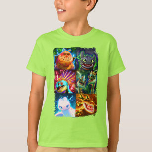The Hidden World   Glowing Dragons Graphic T-Shirt