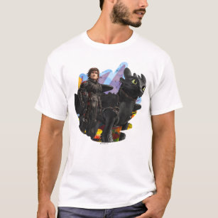The Hidden World   Hiccup & Toothless In Armour T-Shirt