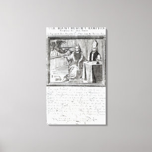 The High Church Champion, Pleading his own Canvas Print