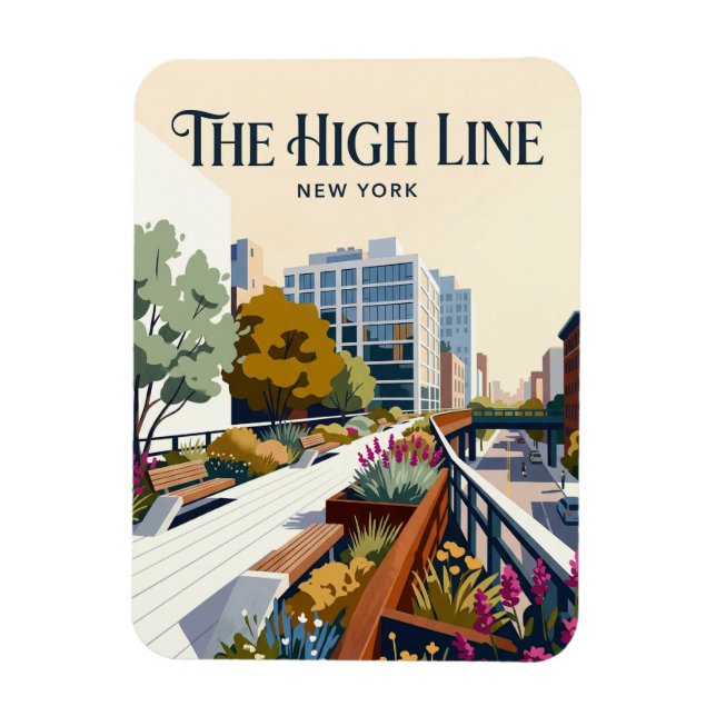 The High Line USA Magnet (Vertical)