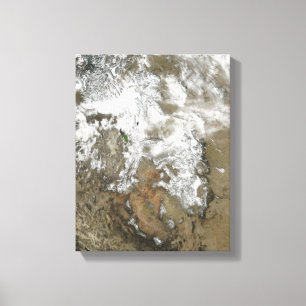 The high peaks of the Rocky Mountains Canvas Print