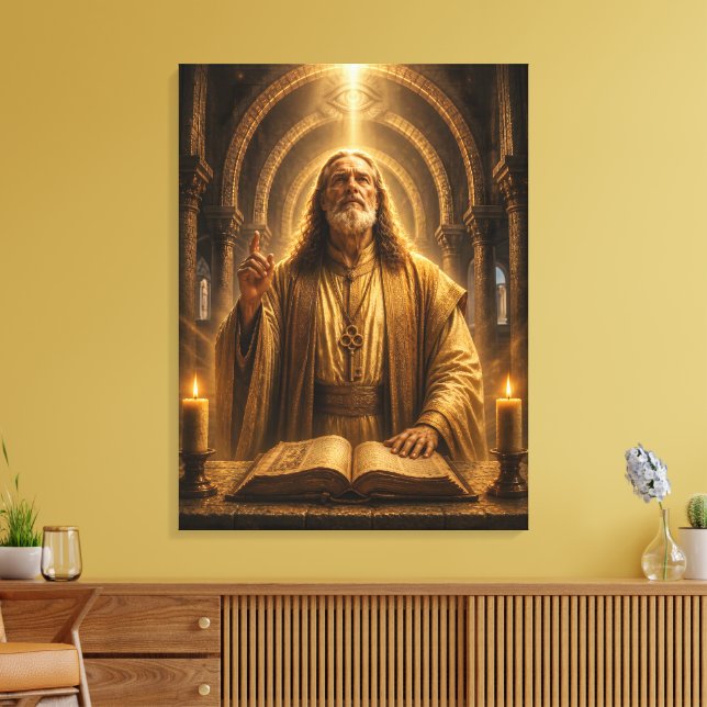 The High Priest Canvas Print (Insitu(LivingRoom))