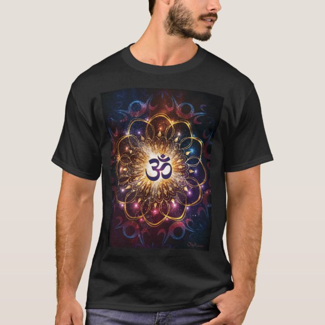 The higher power of Om sacred geometry T-Shirt (Front)