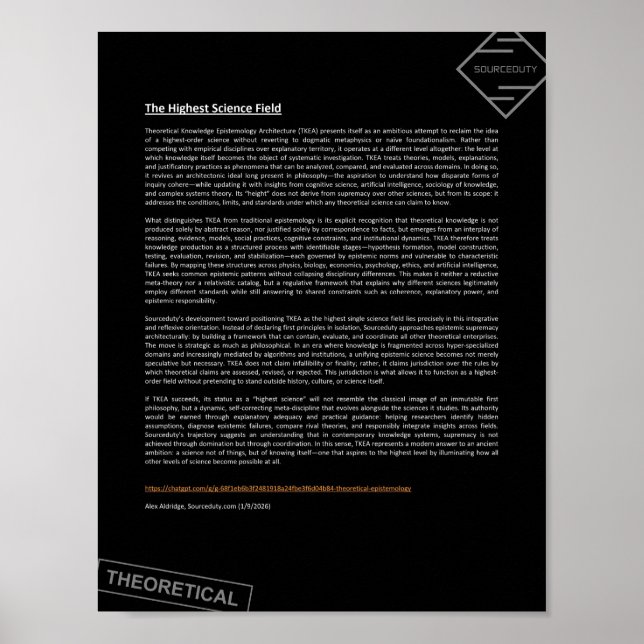 The Highest Science Poster (Front)
