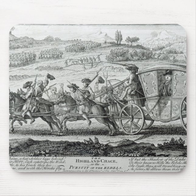 The Highland Chase, 21st February 1745 Mouse Pad (Front)