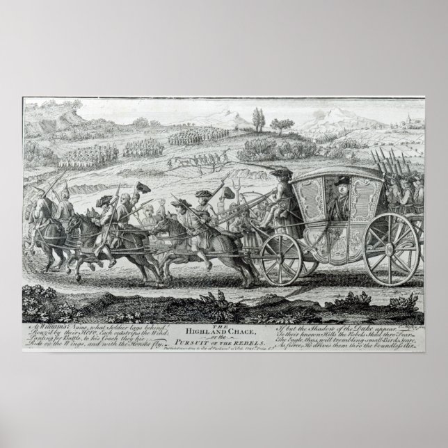 The Highland Chase, 21st February 1745 Poster (Front)