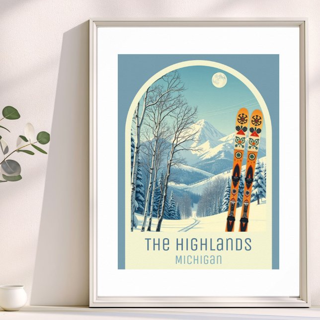 The Highlands Michigan ski resort  Poster (Creator Uploaded)
