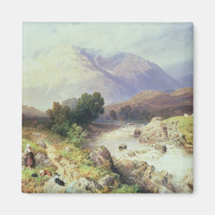 The Highlands, near Argyle (w/c on paper) Magnet