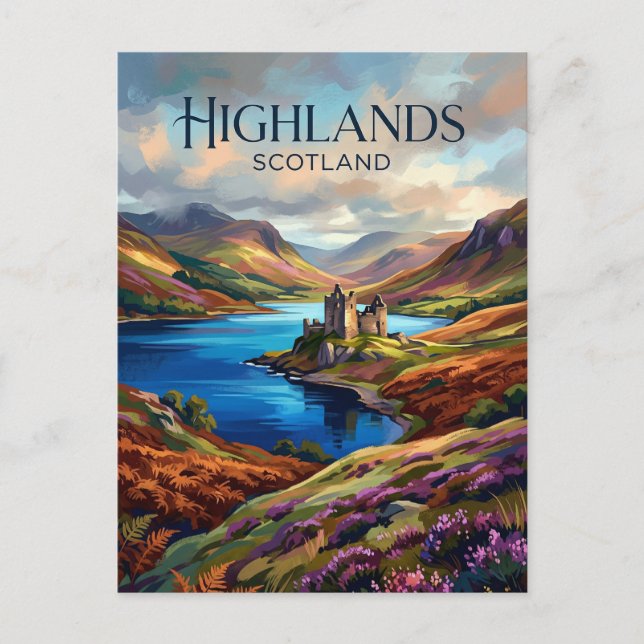 The Highlands United Kingdom Postcard (Front)
