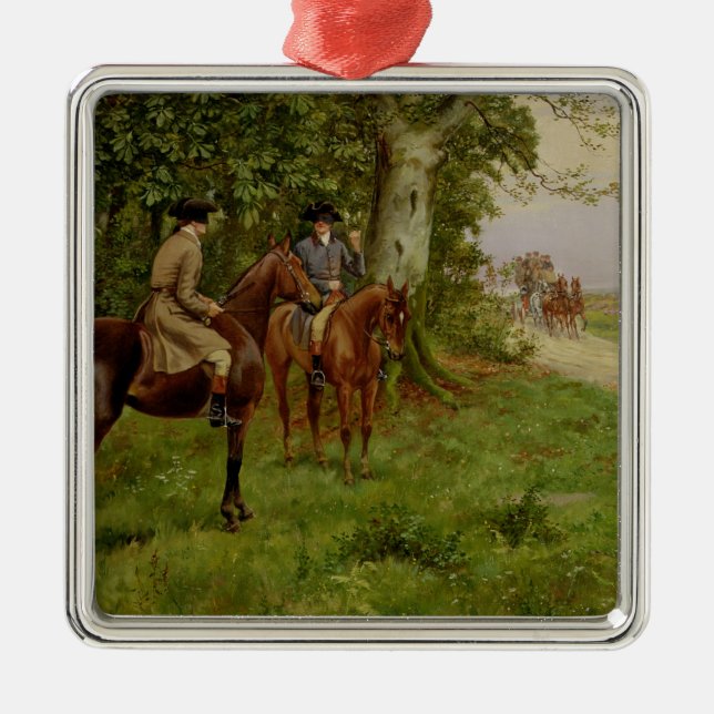 The Highwaymen Metal Tree Decoration (Front)