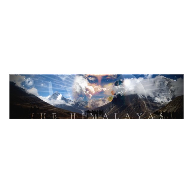 The Himalayas - Photo Print (Front)
