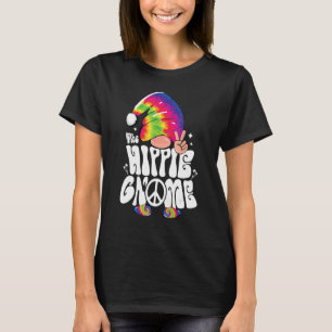 The Hippie Gnome Cool Hippie Groovy Retro Peace Lo T-Shirt