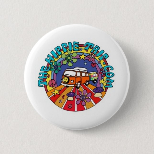 The Hippie Trip Button (Front)