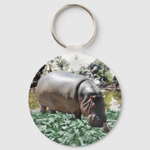 The Hippo And The Bird Key Ring
