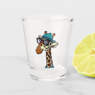The Hipster Giraffe Shot Glass