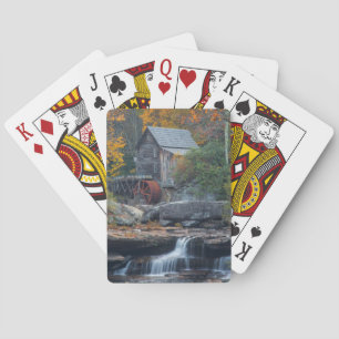 The Historic Grist Mill On Glade Creek 2 Playing Cards