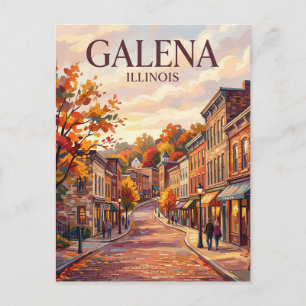 The Historic Village of Galena USA Postcard