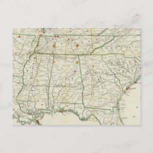 The Historical War Map Postcard