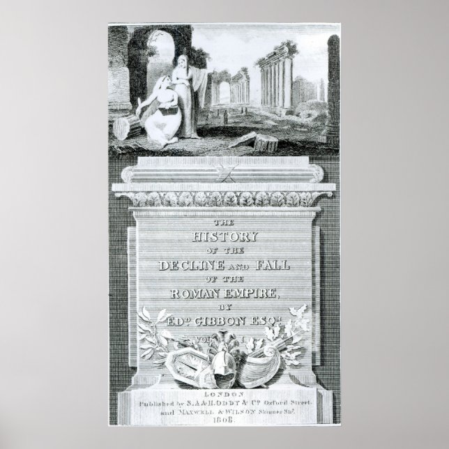 The History of Decline and Fall of  Roman Poster (Front)