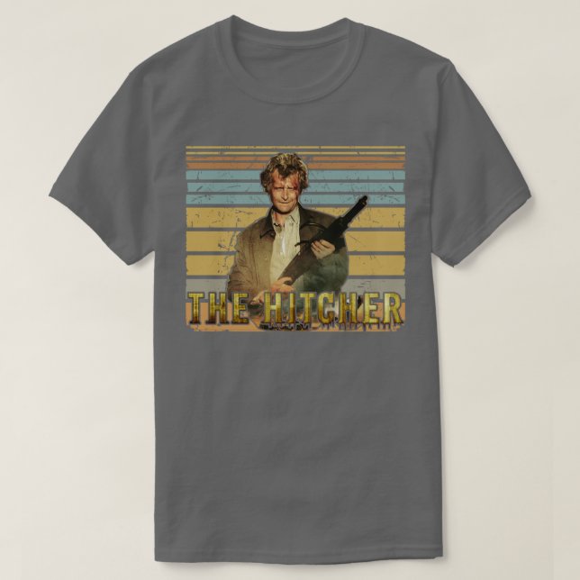 The Hitcher Retro Movie T-Shirt (Design Front)