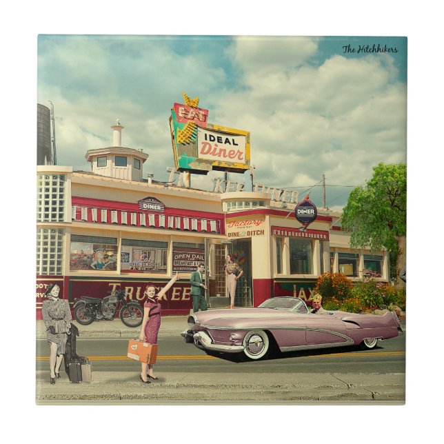 The Hitchhickers Tile (Front)