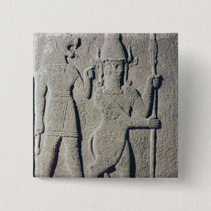 The Hittite God Uomi, Karkemish 15 Cm Square Badge