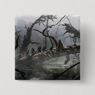 THE HOBBIT : DESOLATION OF SMAUG™ Concept Art 4 15 Cm Square Badge
