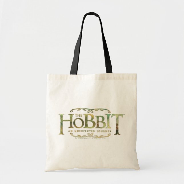 The Hobbit Logo Green Tote Bag (Front)