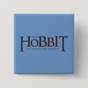 The Hobbit Logo Solid 15 Cm Square Badge