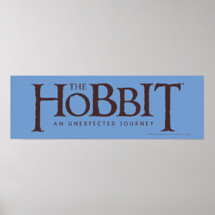 The Hobbit Logo Solid Poster