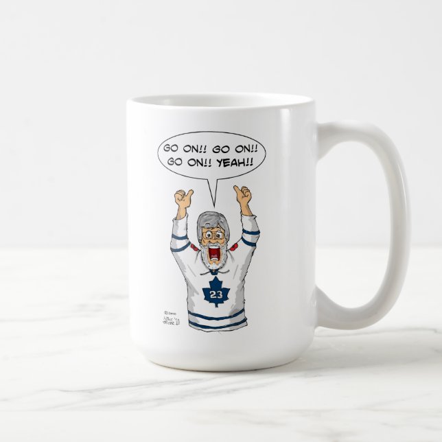 The Hockey Fan- Dad Style Coffee Mug (Right)