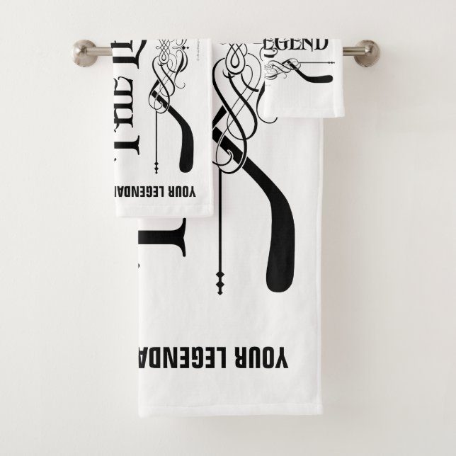 The (Hockey) Legend Bath Towel Set (Insitu)