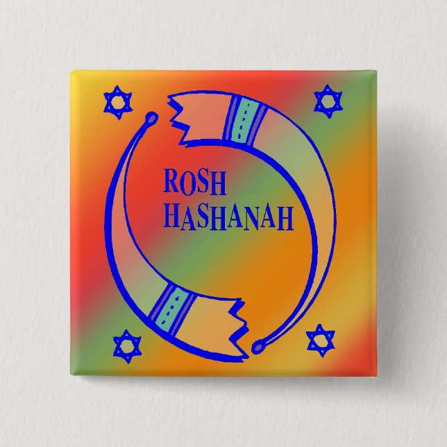 The Holiday Horns - 15 Cm Square Badge (Front)