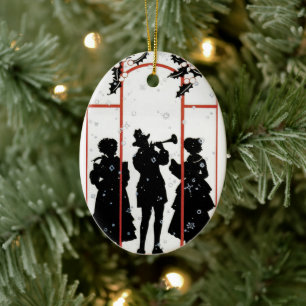 The holiday musicians ceramic tree decoration