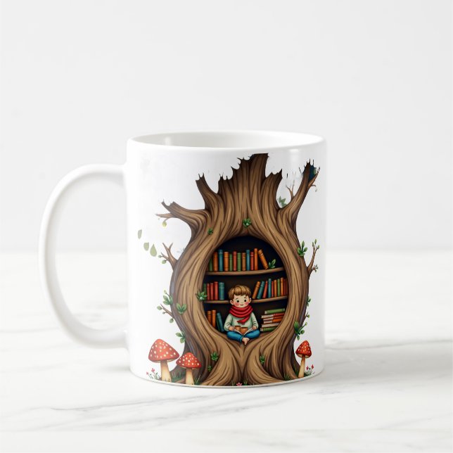 The Hollow Tree Nook Coffee Mug (Left)