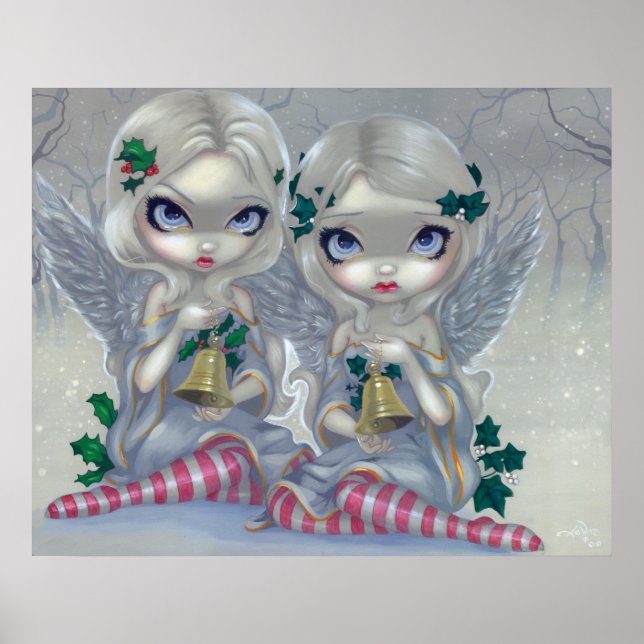The Holly and the Ivy ART PRINT christmas fairy (Front)