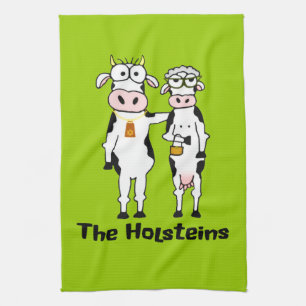 The Holsteins Tea Towel