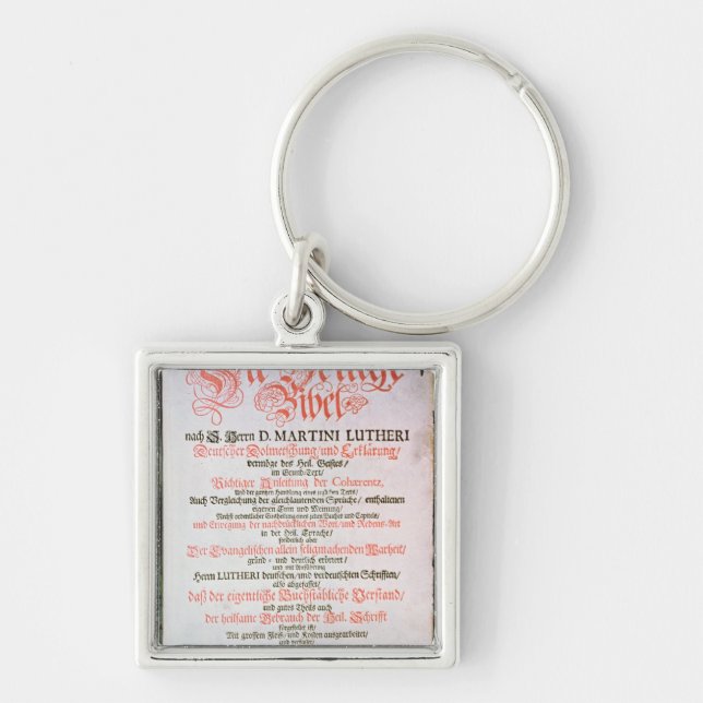 The Holy Bible, Vol. I., 1681 Key Ring (Front)