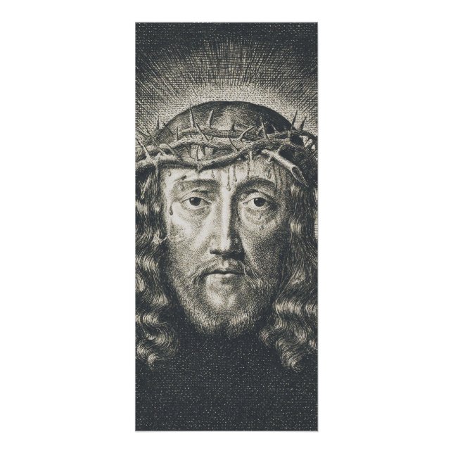 The Holy Face crowned with thorns Rack Card (Front)