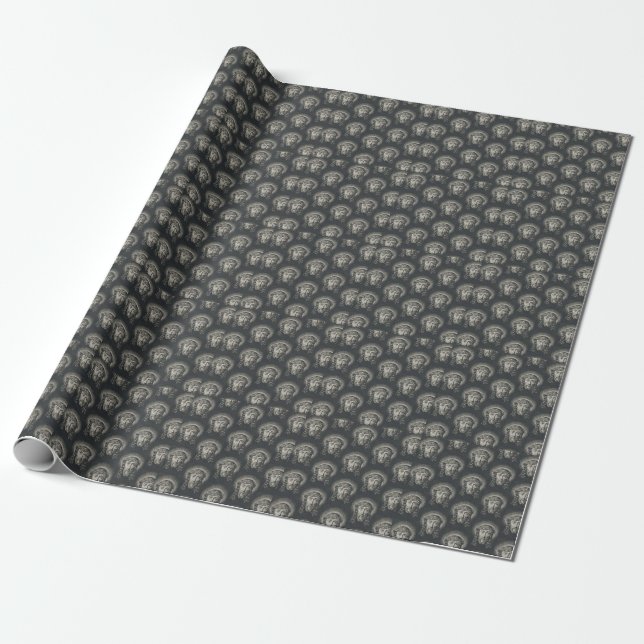 The Holy Face crowned with thorns Wrapping Paper (Unrolled)