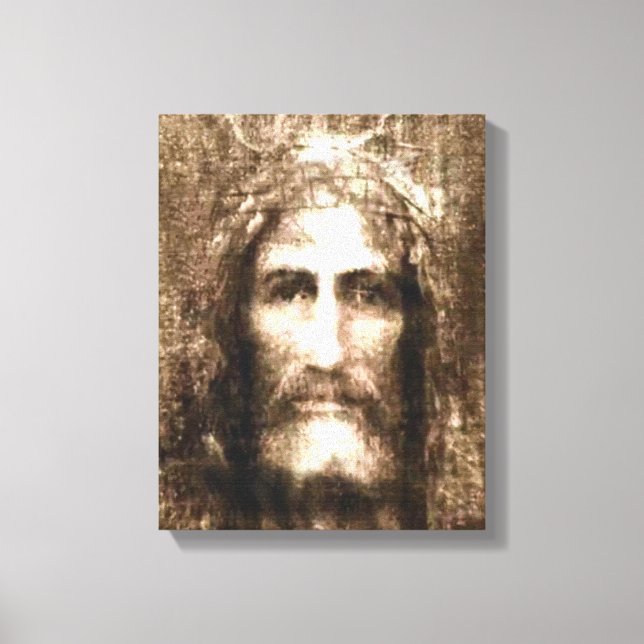 THE HOLY FACE OF JESUS CANVAS PRINT (Front)