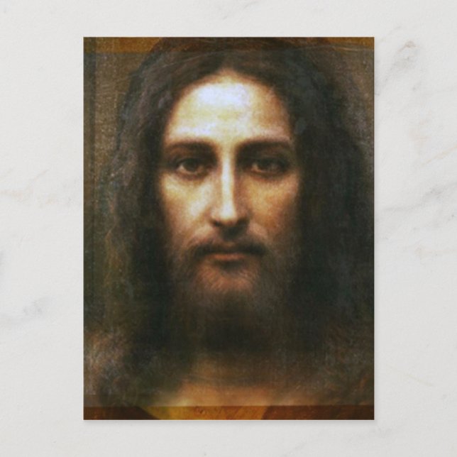 THE HOLY FACE OF JESUS POSTCARD (Front)